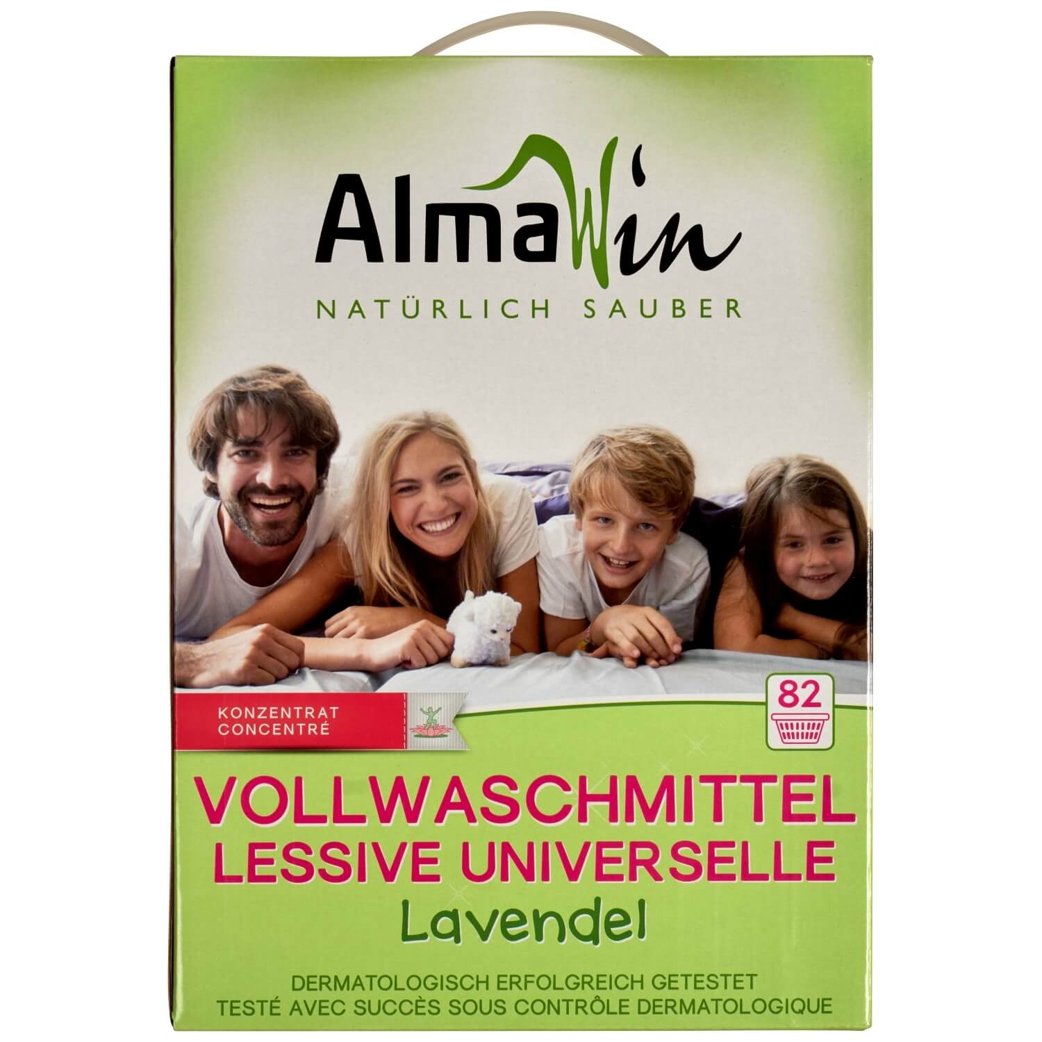 AlmaWin Vollwaschmittel, 4,6 kg