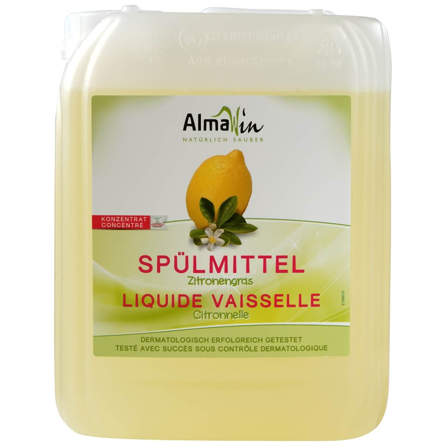 AlmaWin Spülmittel Zitronengras, 5 l